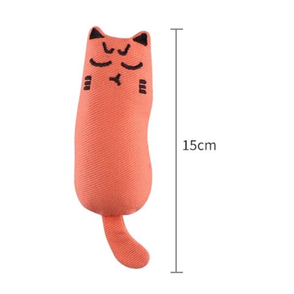 Cute Cat Thumb Toy Claw Grinding Pink Grey Orange - Orange G246C