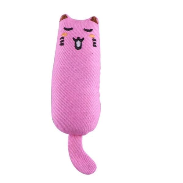 Cute Cat Thumb Toy Claw Grinding Pink Grey Orange - Pink G246D