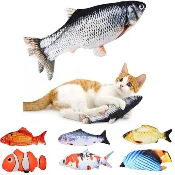 Simulation Fish Shape Cat Toy