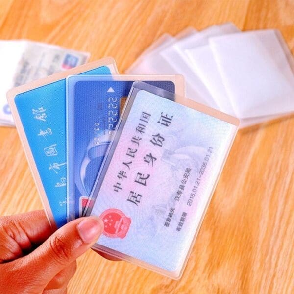 Clear Card ID Cover Case 10pcs