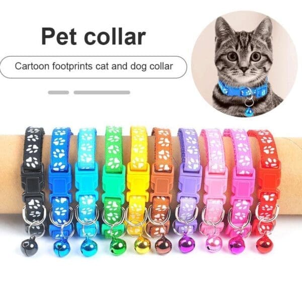 Cute Bell Collar for Pets Various Colors 1 Piece