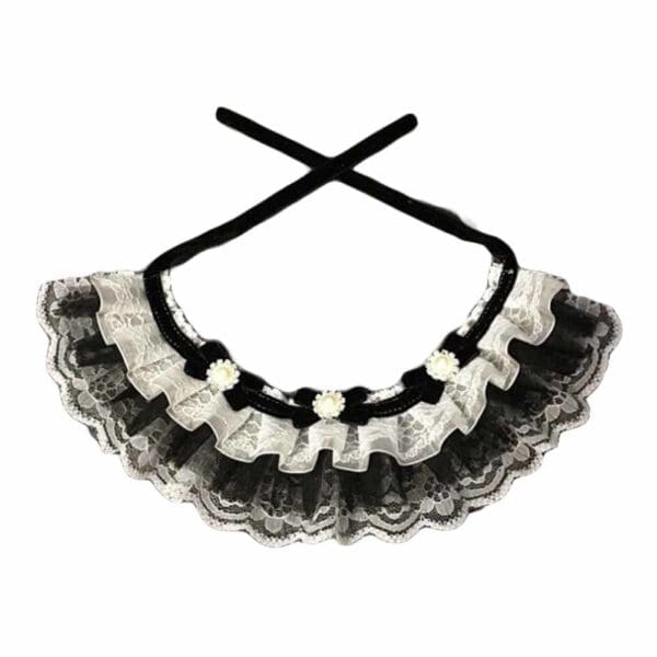 Retro Black Lace Collar Default