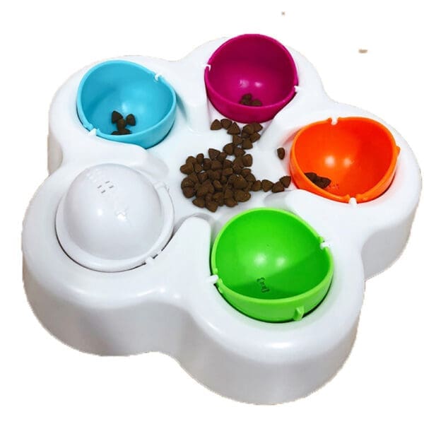 Dog Treat Dispenser Puzzle Feeder Colorful