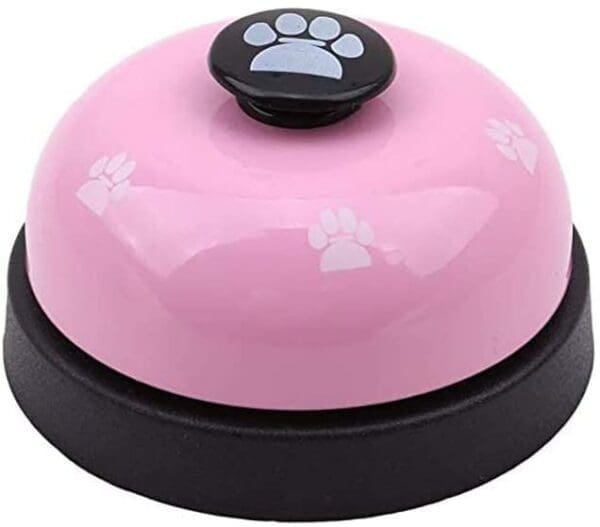 Pet Training Bell Clicker for Potty Training Various Colors - light pink