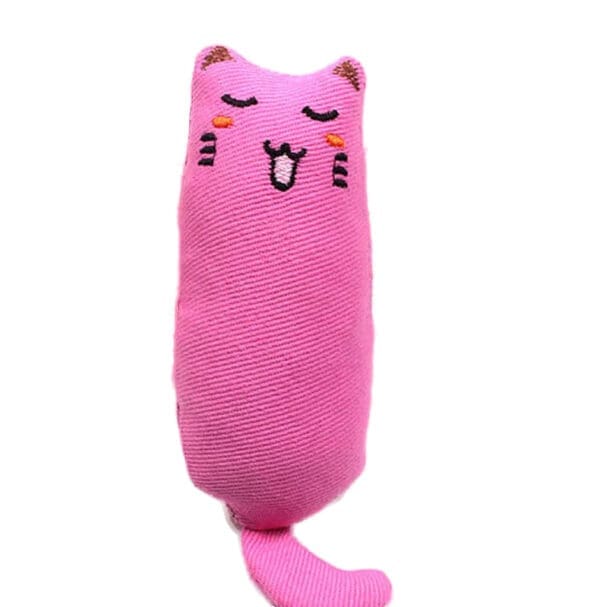 Catnip Teeth Cleaning Chew Toys Various Colors - Pink