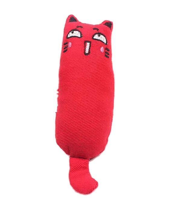 Catnip Teeth Cleaning Chew Toys Various Colors - Red