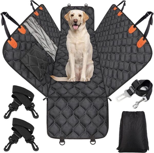 Pet Car Seat Cover Black 137x147