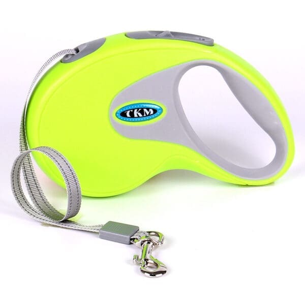 Retractable Nylon Ribbon Pet Leash with Break and Lock System red 5M green 5M blue 5M red 3M green 3M blue 3M - green 3M