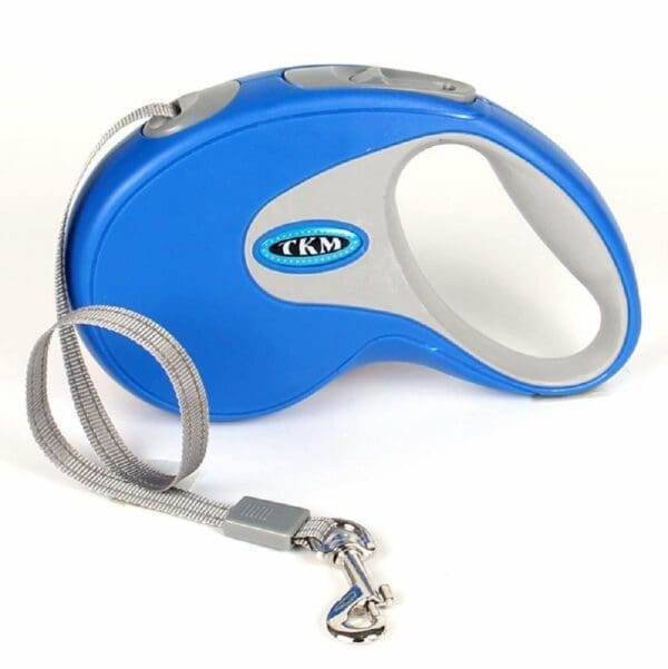 Retractable Nylon Ribbon Pet Leash with Break and Lock System red 5M green 5M blue 5M red 3M green 3M blue 3M - blue 5M