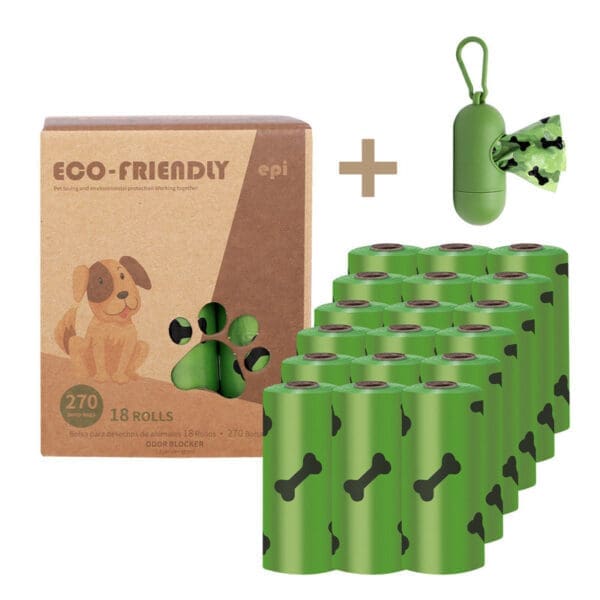 Degradable Bone Print Dog Poop Bags Multiple Pack Sizes