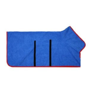 Microfiber Pet Bathrobe Royal Blue Dark Green Grey Coffee  XL - Royal Blue XS