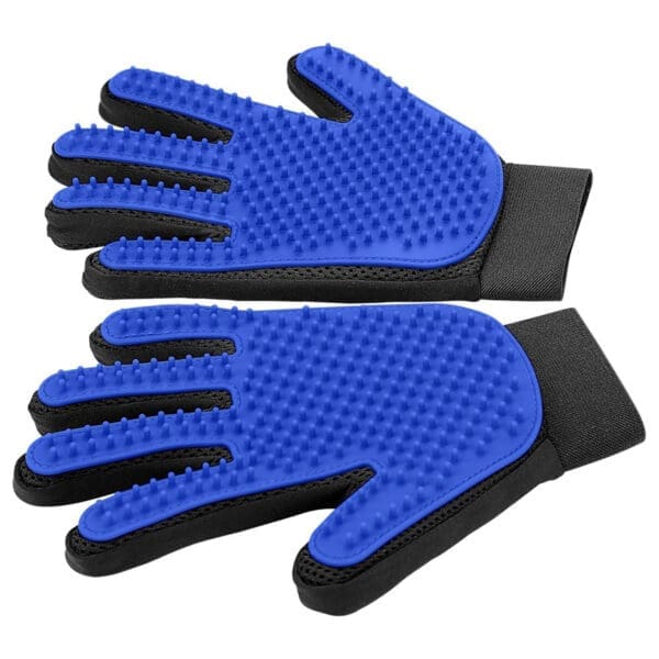 Pet Grooming Glove Blue