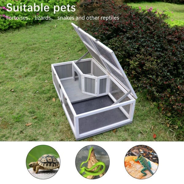 Tortoise Habitat Grey