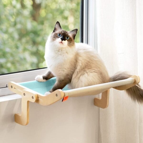 Mewoofun Cat Window Bed Various Colors - BLUE