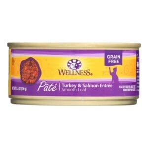 Wellness Pet Turkey and Salmon Cat Food 5.5 oz