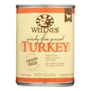 Wellness Pet Canned Dog Food 95% Turkey