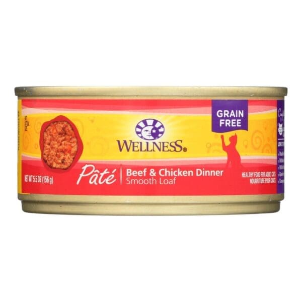 Wellness Pet Beef and Chicken Cat Food