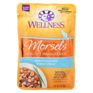 Wellness Pet Morsels with Turkey and Duck Cat Food