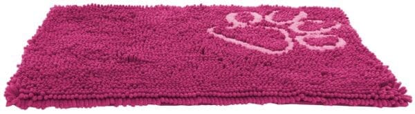 Pet Life Fuzzy Anti-Skid Dog Mat Blue Pink Light-Dark Brown Grey - Pink