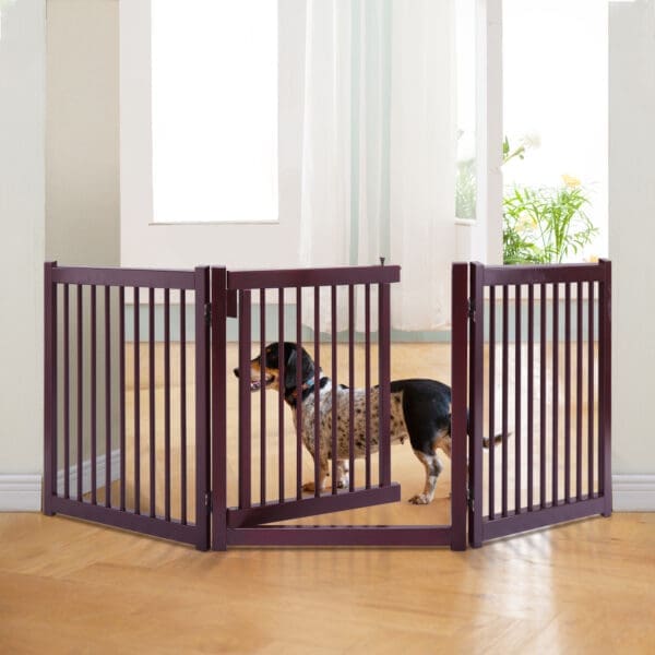 24 inch Pet Fence Log Brown