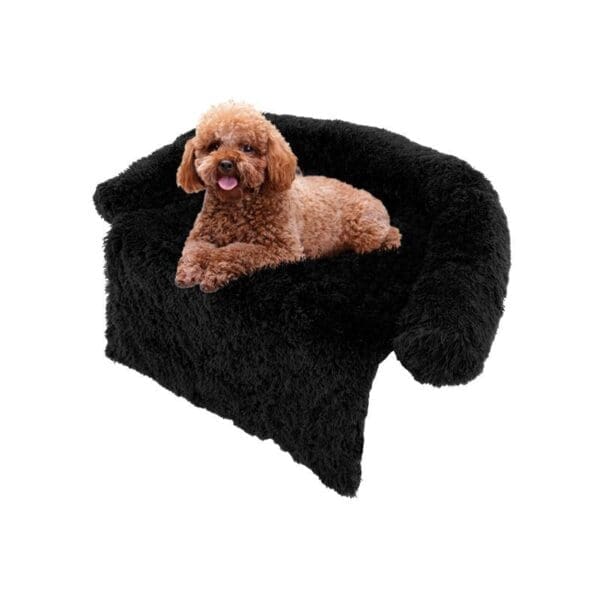 Plush Calming Dog Couch Bed Various Styles S M - Style B S