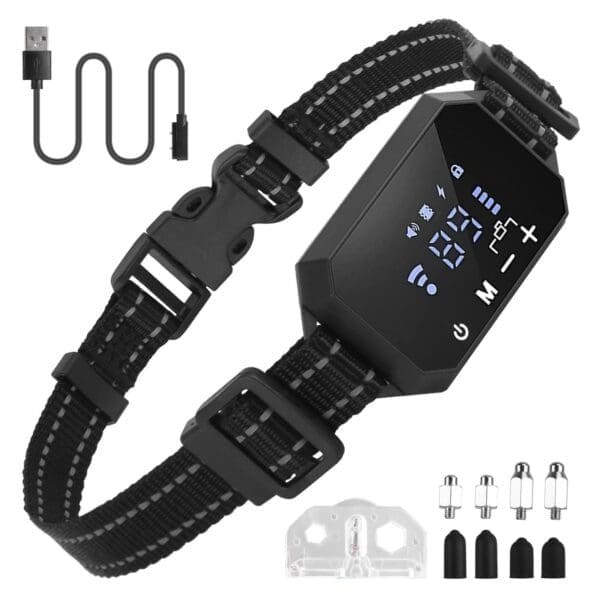 Wireless GPS Dog Fence Black