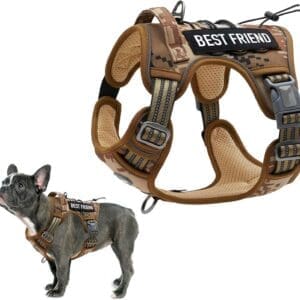 Tactical Dog Harness Medium Desert Color Camo