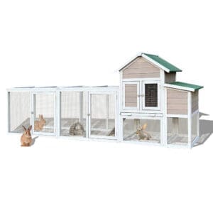 122 Large Wood Chicken Coop Hen House Rabbit Hutch