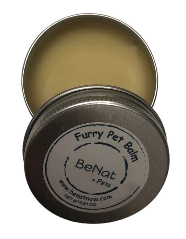 BeNat Pets Furry Pet Balm 0.9 oz Low waste tube Reusable case - Reusable case