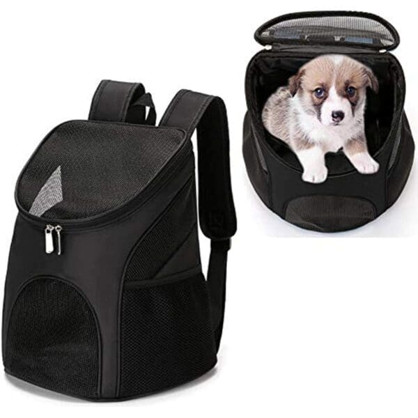 Dog Carrier Backpack Black