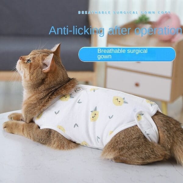 Lemon Cat Surgical Suit L 3.5-6kg