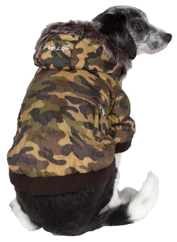 Metallic Fashion Pet Parka Coat Small, X-Small, X-Large, Large, Medium - Image 2