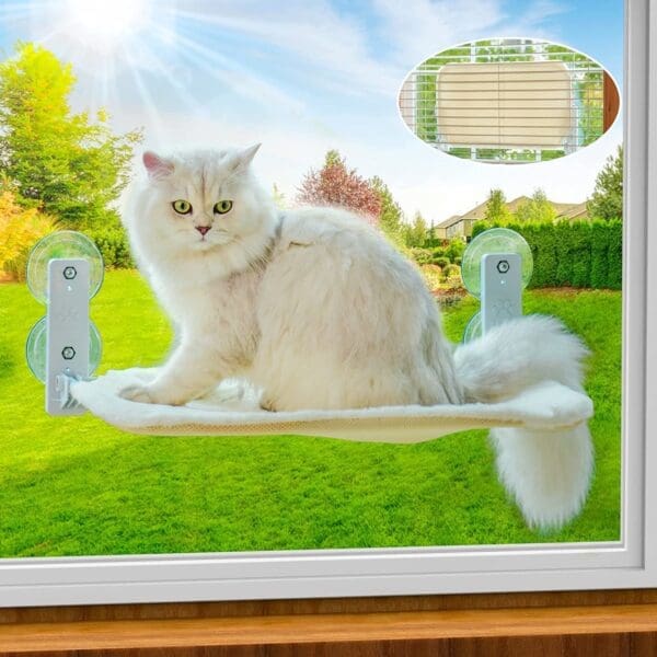 Mewoofun Cat Window Perch White