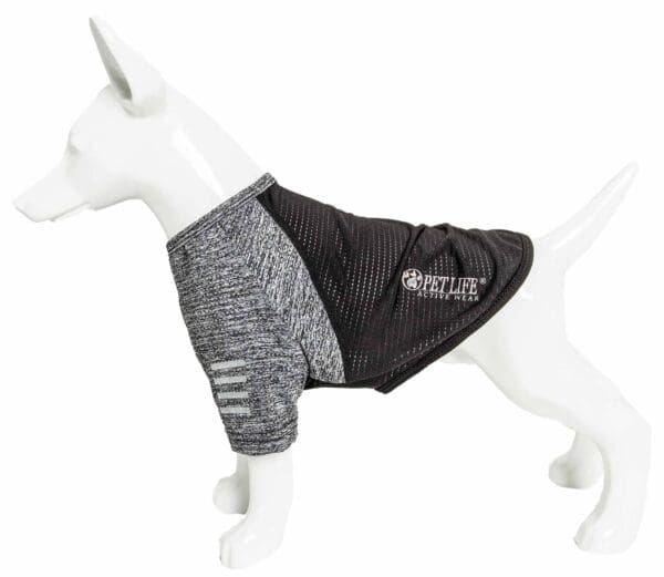 Pet Life Active 'Hybreed' Performance Dog T-Shirt Black