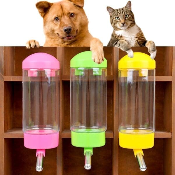 Pink Leak-proof Dog Water Bottle