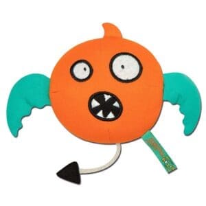 Touchdog Flying Critter Monster Toy Orange