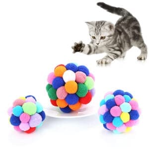 3PCS Pet Toy Ball Set