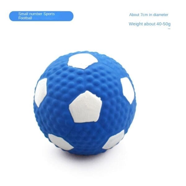 Squeaky Dog Toys Natural Latex Rubber Various Styles - Small size latex football