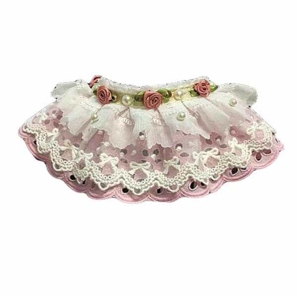 Pink Lace Collars Retro Style Default