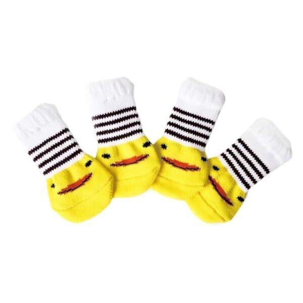 Knitted Socks Yellow Chick Default