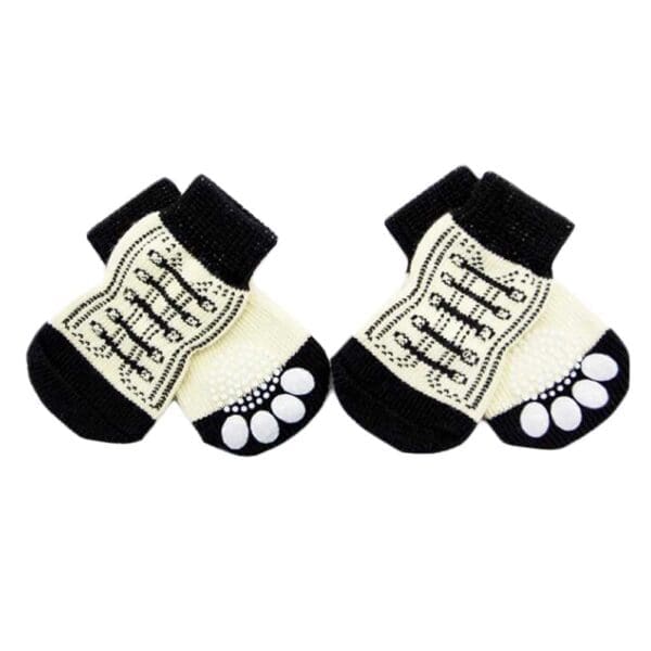 White Shoes Pattern Dog Socks Default