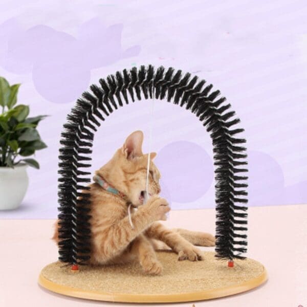 Cat Arch Scratcher Brown