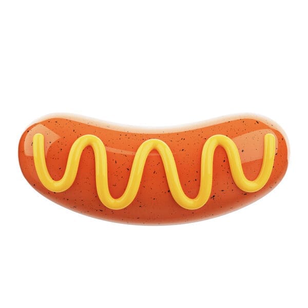 Sausage Dog Chew Toy TPR Material 1 Piece 2 Pieces - 1 piece