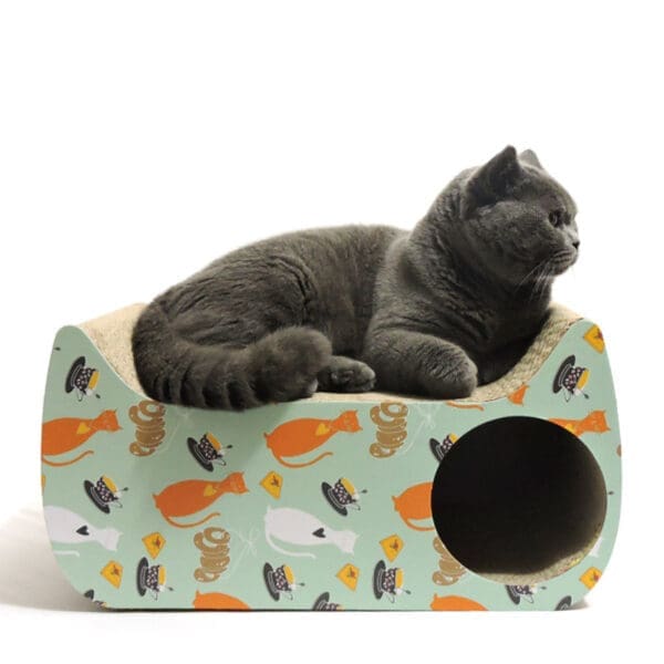 Cat Shape Kitten Lounge Scratcher