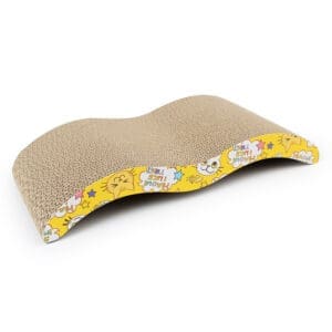 Wave Curved Cat Scratcher Cardboard