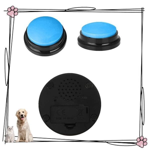 Dog Talking Button for Communication Multiple Colors Available - BLUE