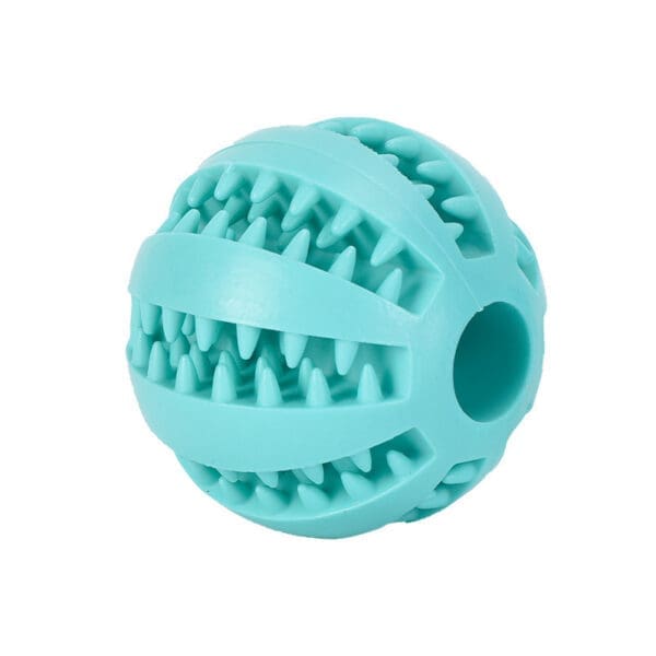 Dog Squeaky Ball Toy Sky Blue Blue Orange Red Green Yellow Various Sizes - Sky Blue 2.3Inch