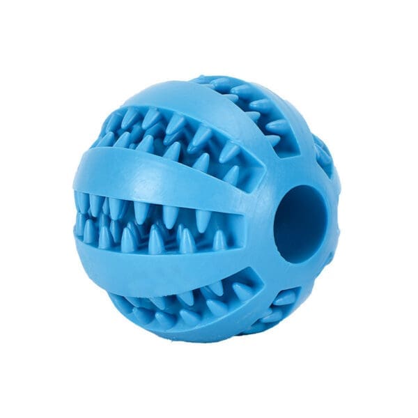 Dog Squeaky Ball Toy Sky Blue Blue Orange Red Green Yellow Various Sizes - BLUE 2.0Inch