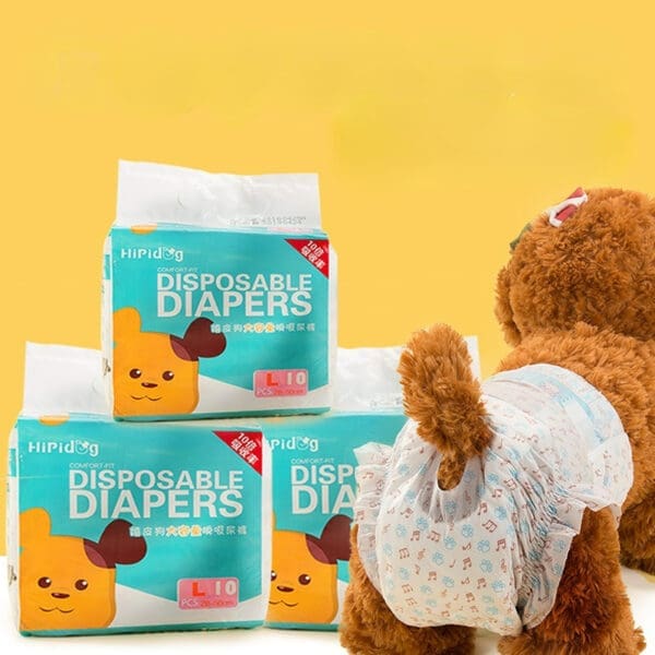 Disposable Diapers for Small Dogs Various Sizes and Packs - Boy S 10 pcs-bag