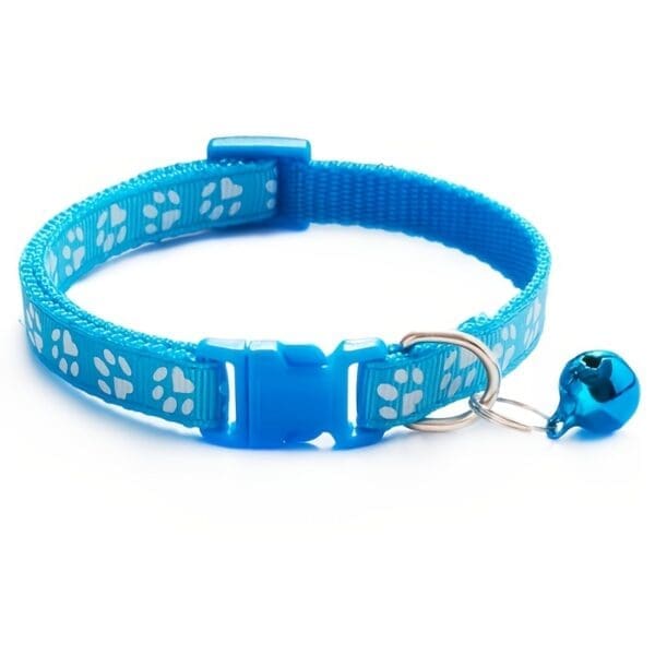 Adjustable Pet Bell Collar Various Colors 19-32cm Adjustment